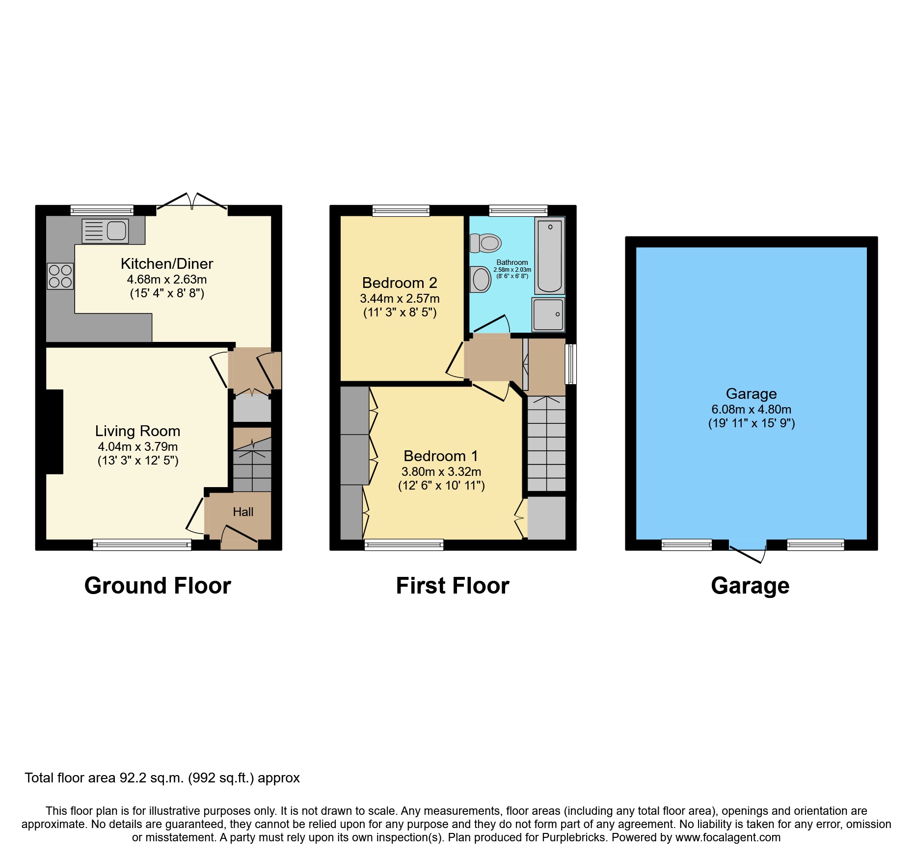Agecroft Road, Manchester M27, 2 bedroom semidetached house for sale