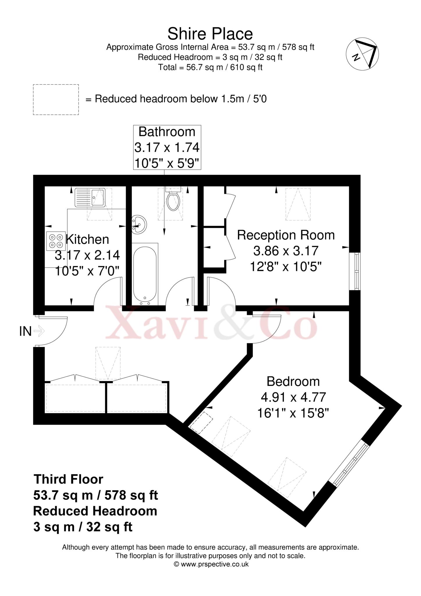 23, Shire Place, Brentford floorplan