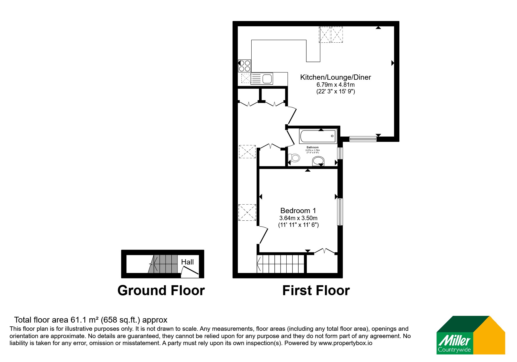 Fore Street, Truro floorplan
