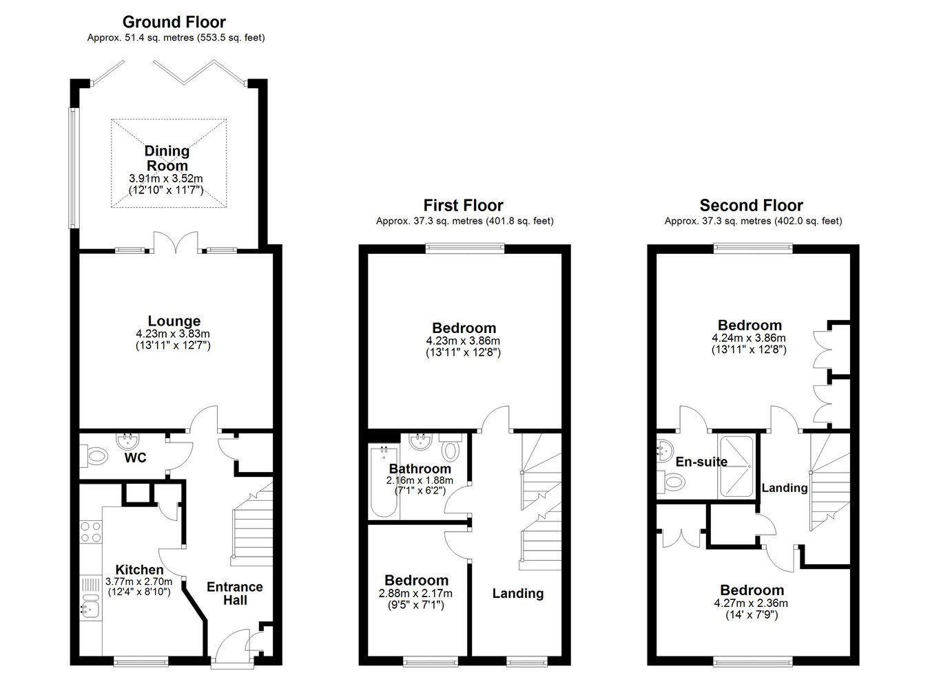27, Nearne Way, Folkestone floorplan