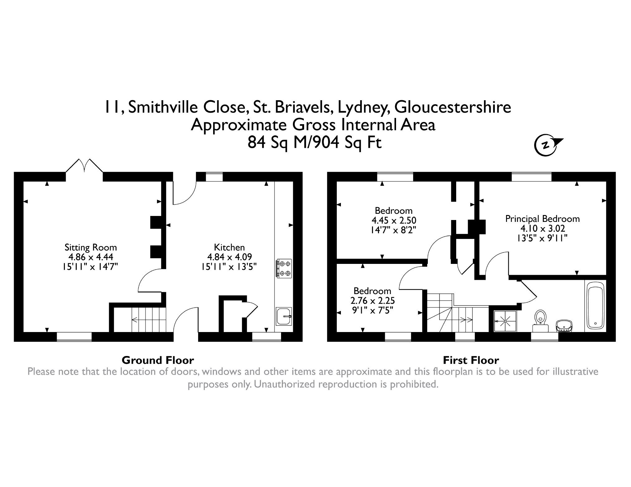 11, Smithville Close, St. Briavels, Lydney floorplan