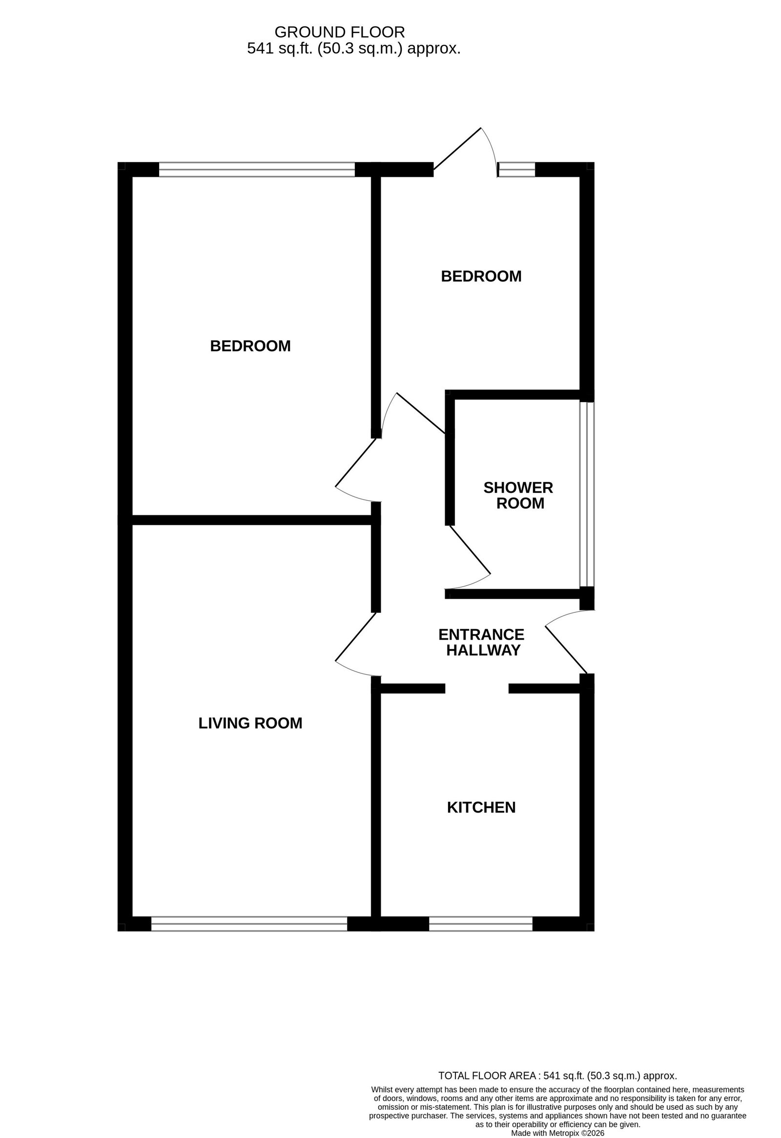17, Perrins Close, Malvern floorplan