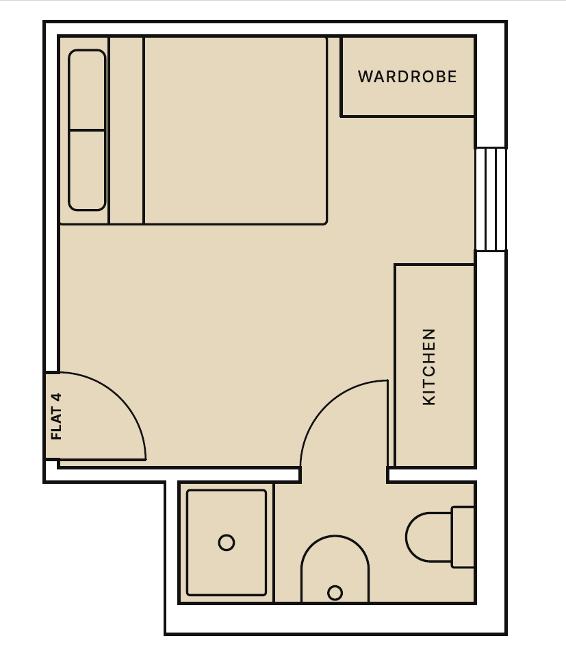 Flat 4, 8 The Grove, Greenford floorplan