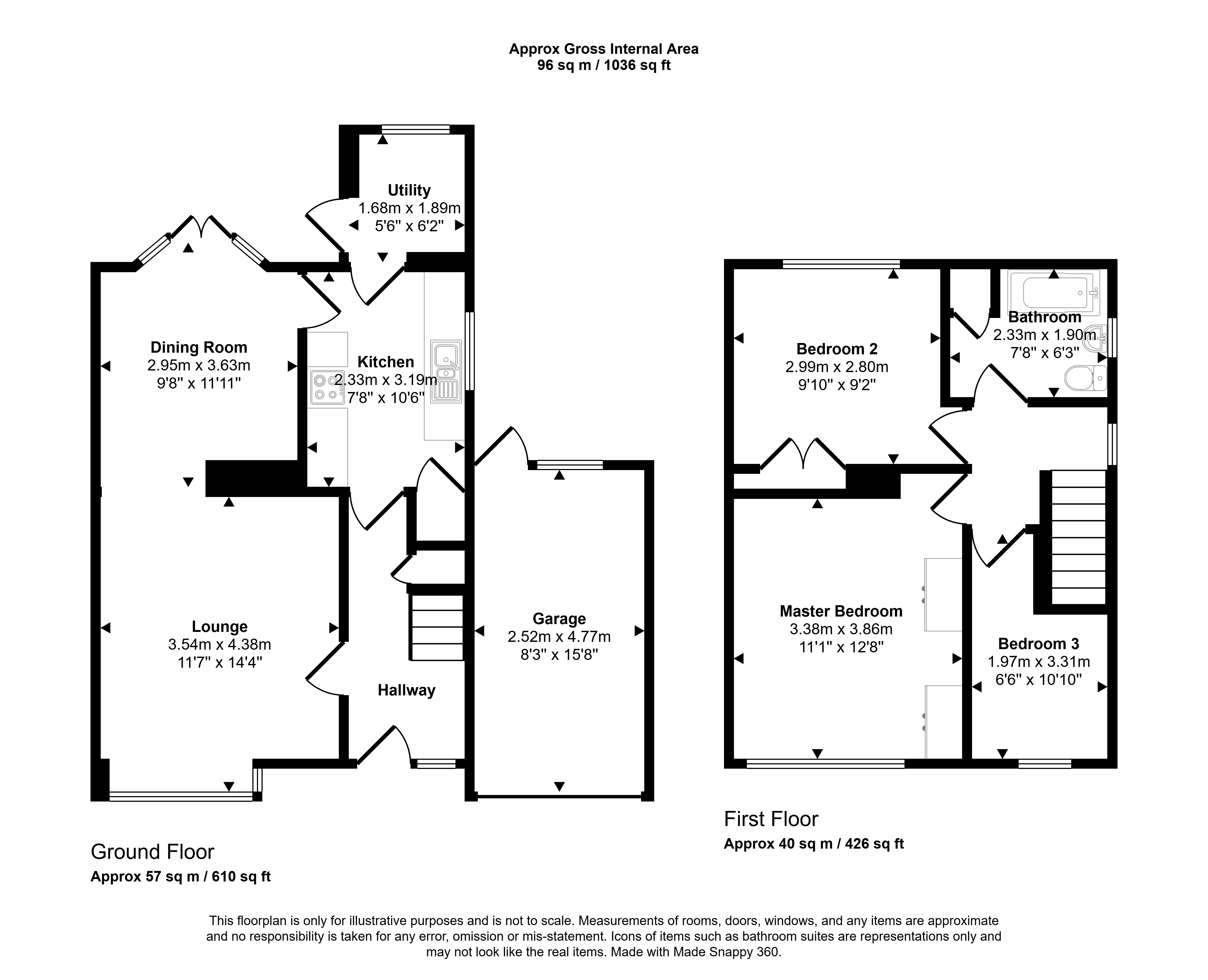 4, Lyndhurst Road, Stanley floorplan