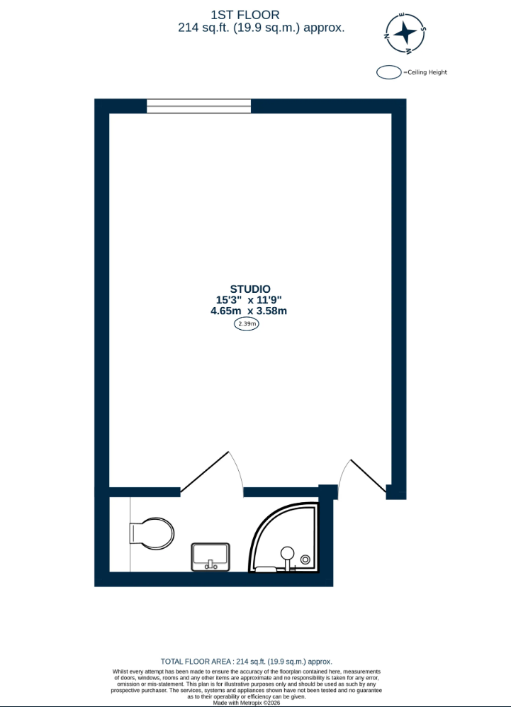 2, 18, Malvern Road, London floorplan