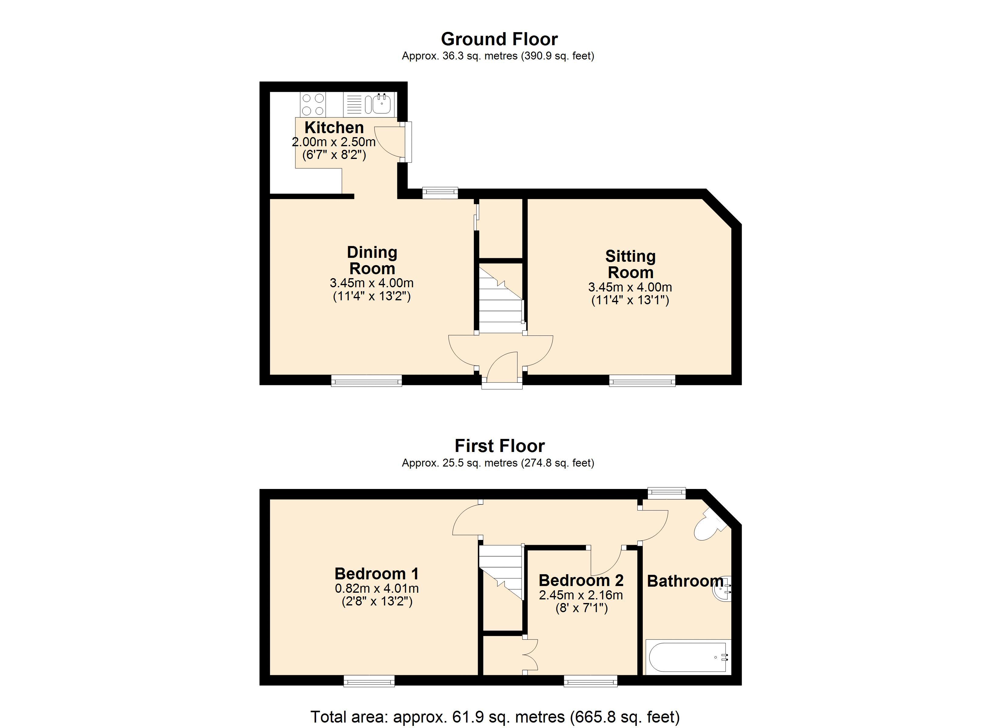 Street, Clay Cross, Chesterfield S45, 2 bedroom terraced house to rent 66110895