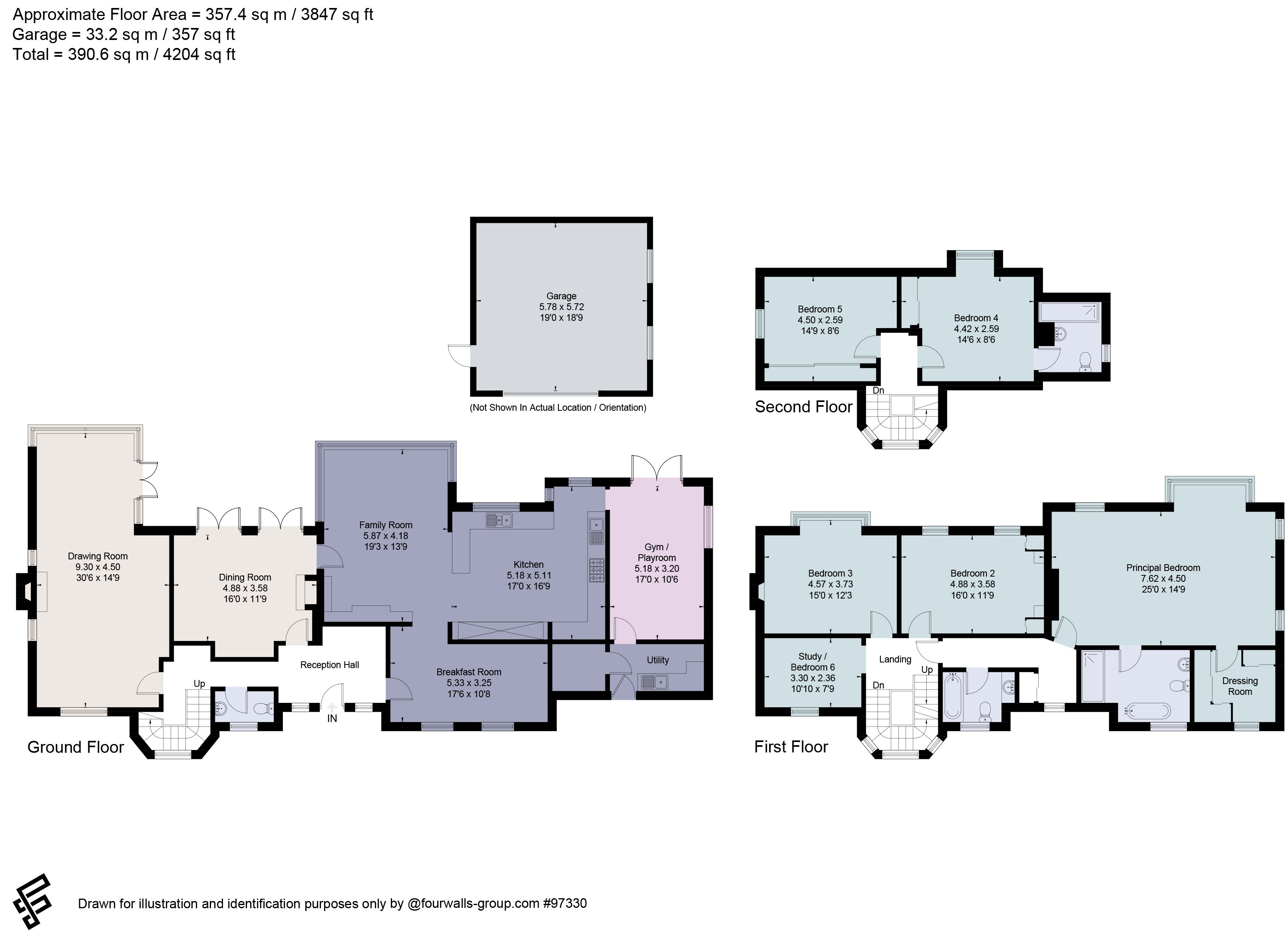 5, Dukes Wood Avenue, Buckinghamshire floorplan