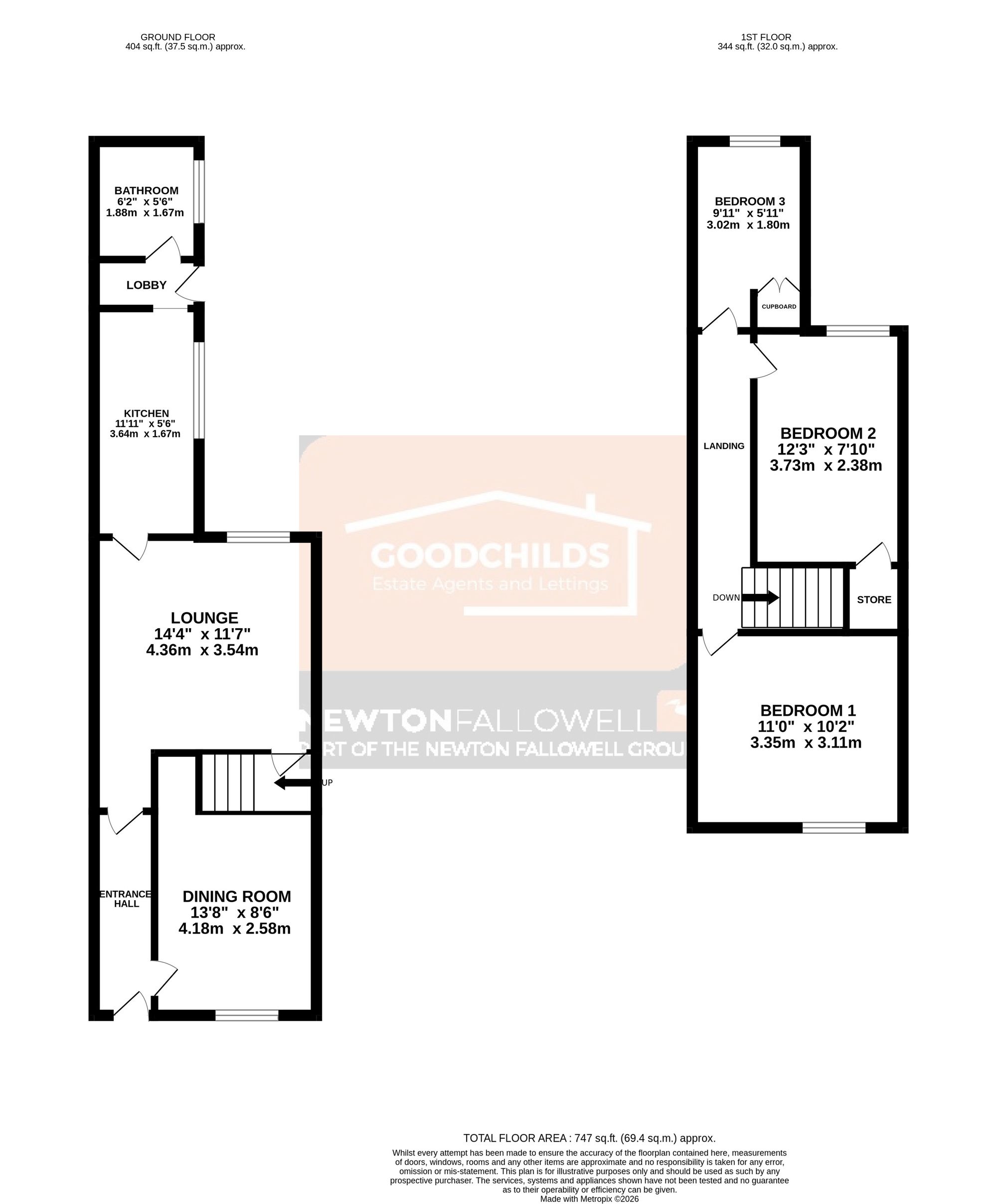 50 Penkhull New Road, Stoke-On-Trent floorplan