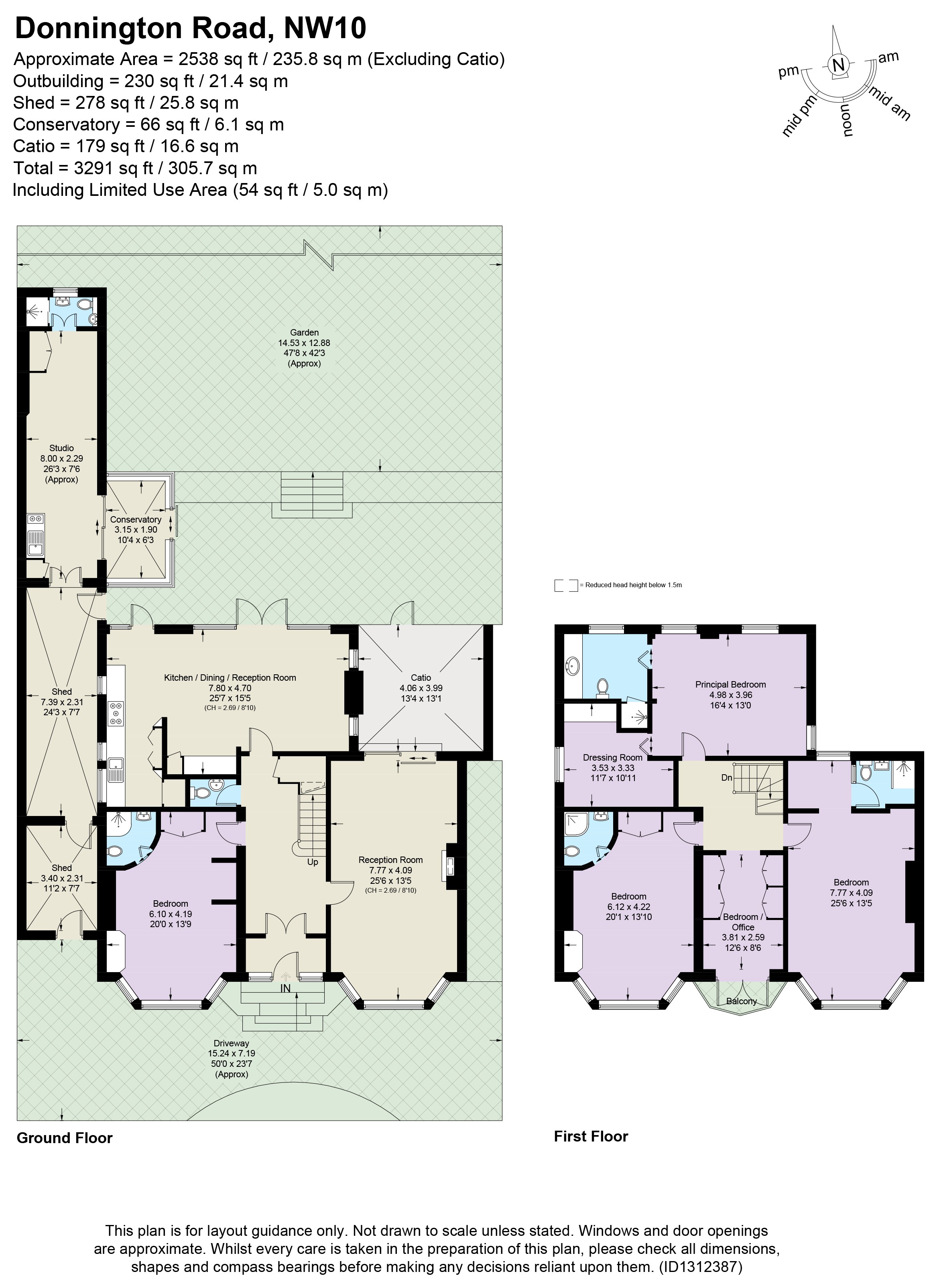 56, Donnington Road, London floorplan