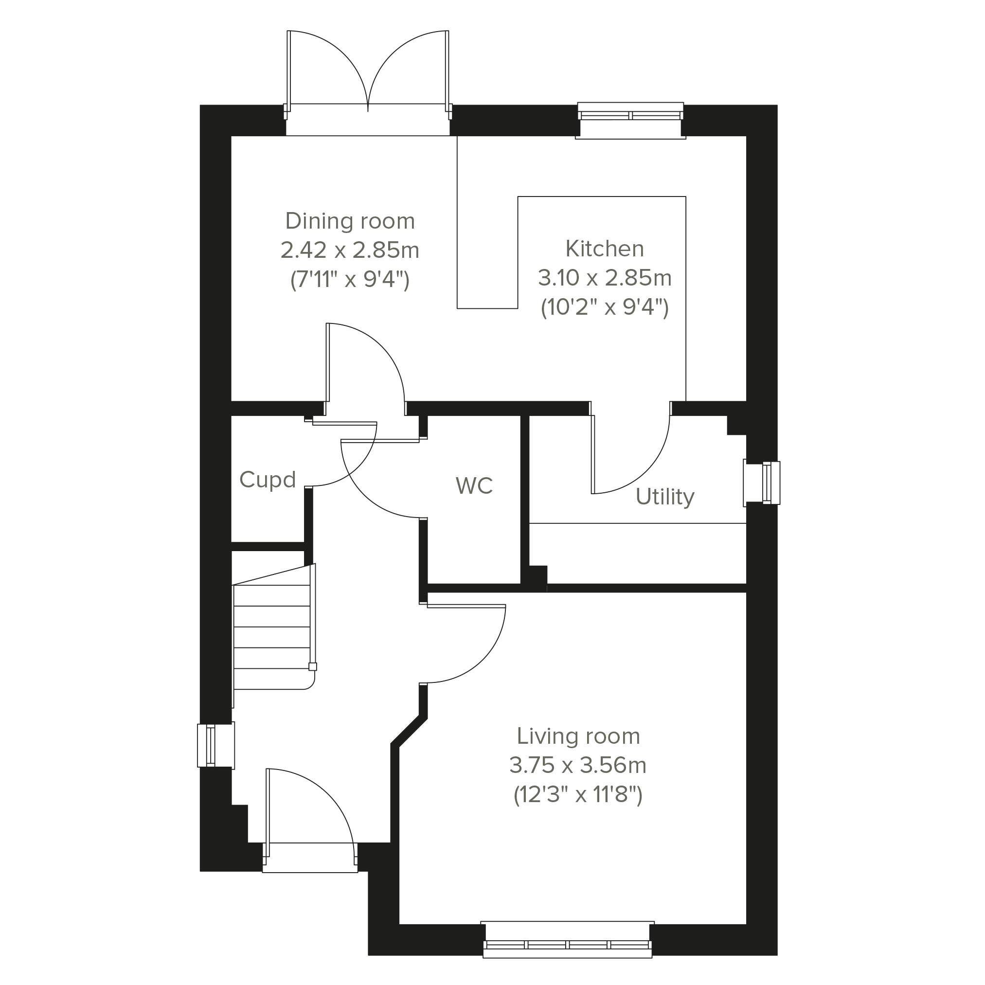 131, Partridge Road, Hadleigh floorplan
