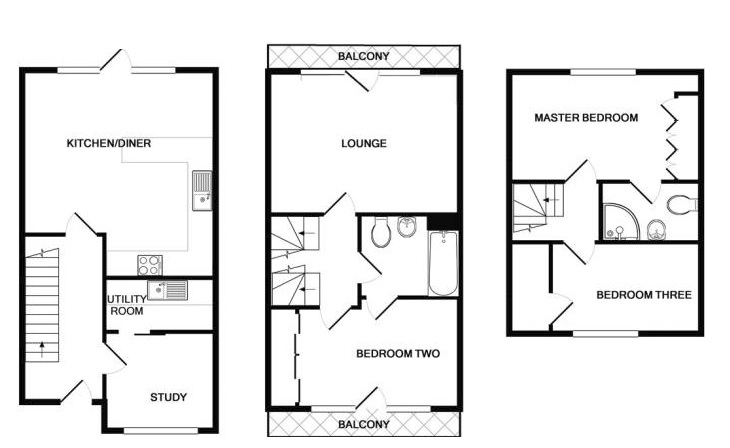61, Tintagel Way, Portsmouth floorplan