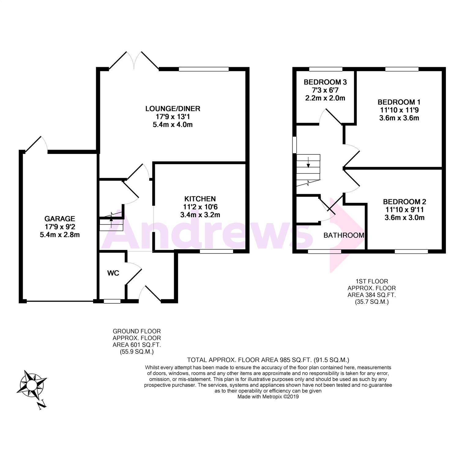 3 Bedrooms Link-detached house for sale in Mackenzie Avenue, Milton, Abingdon, Oxfordshire OX14