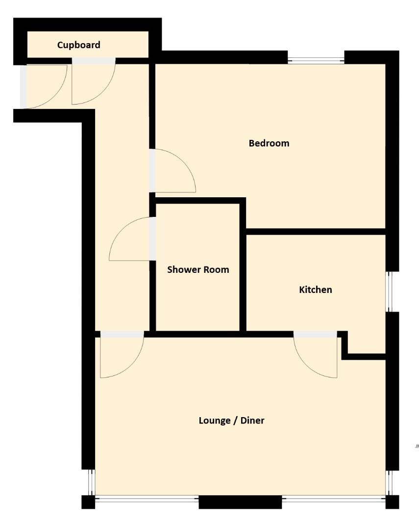16 Nightingale Court, Victoria Street, Weymouth floorplan