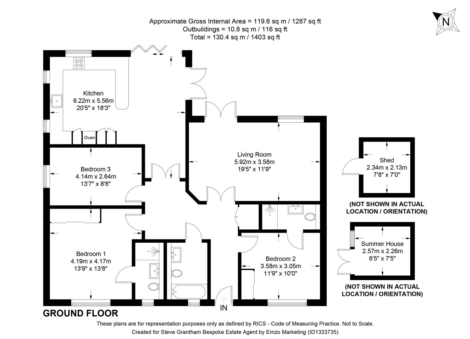 5, Treetops Drive, Cowplain floorplan