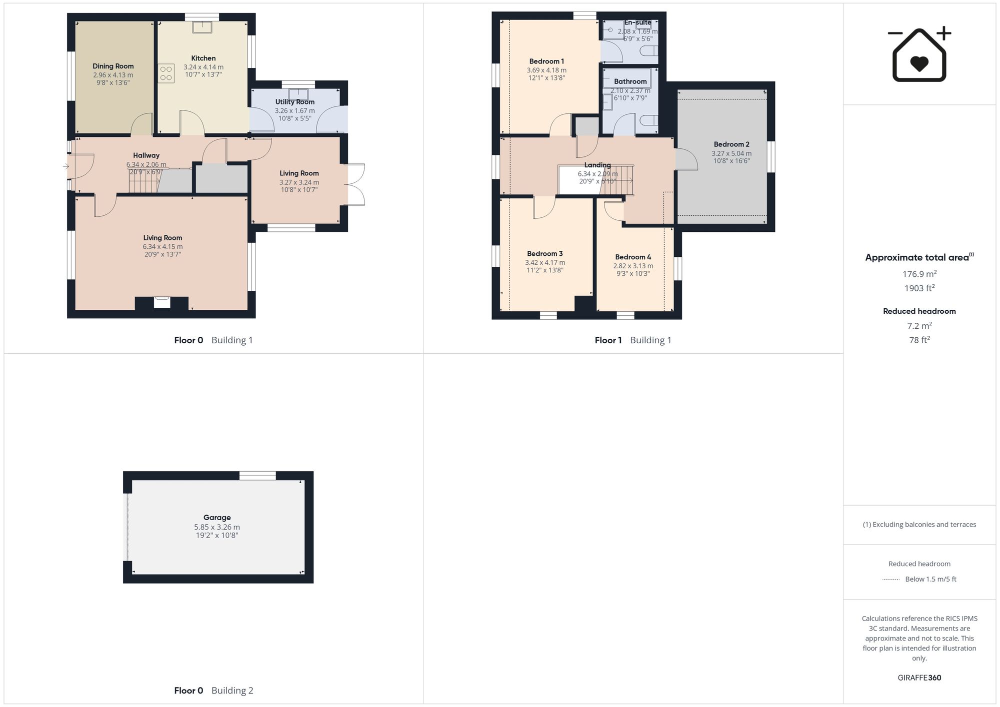 Oak Lodge, Narberth floorplan