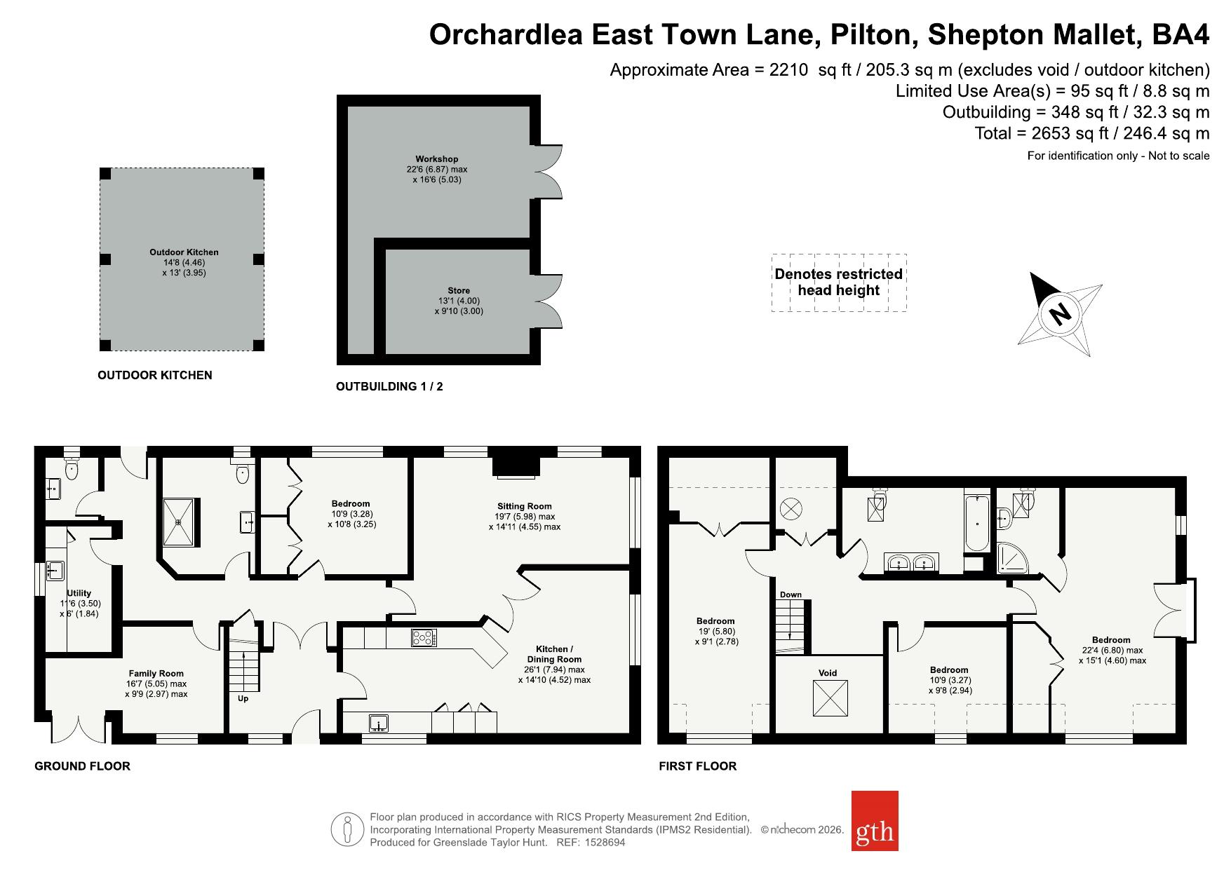 East Town Lane, Pilton floorplan