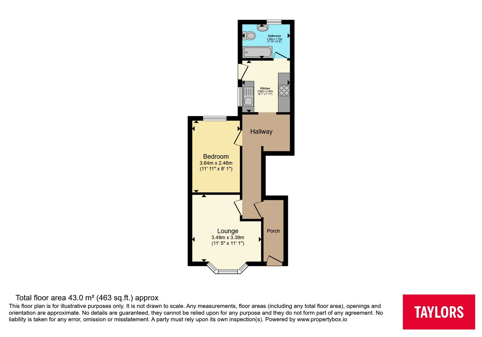 Moravian Road, Bristol floorplan