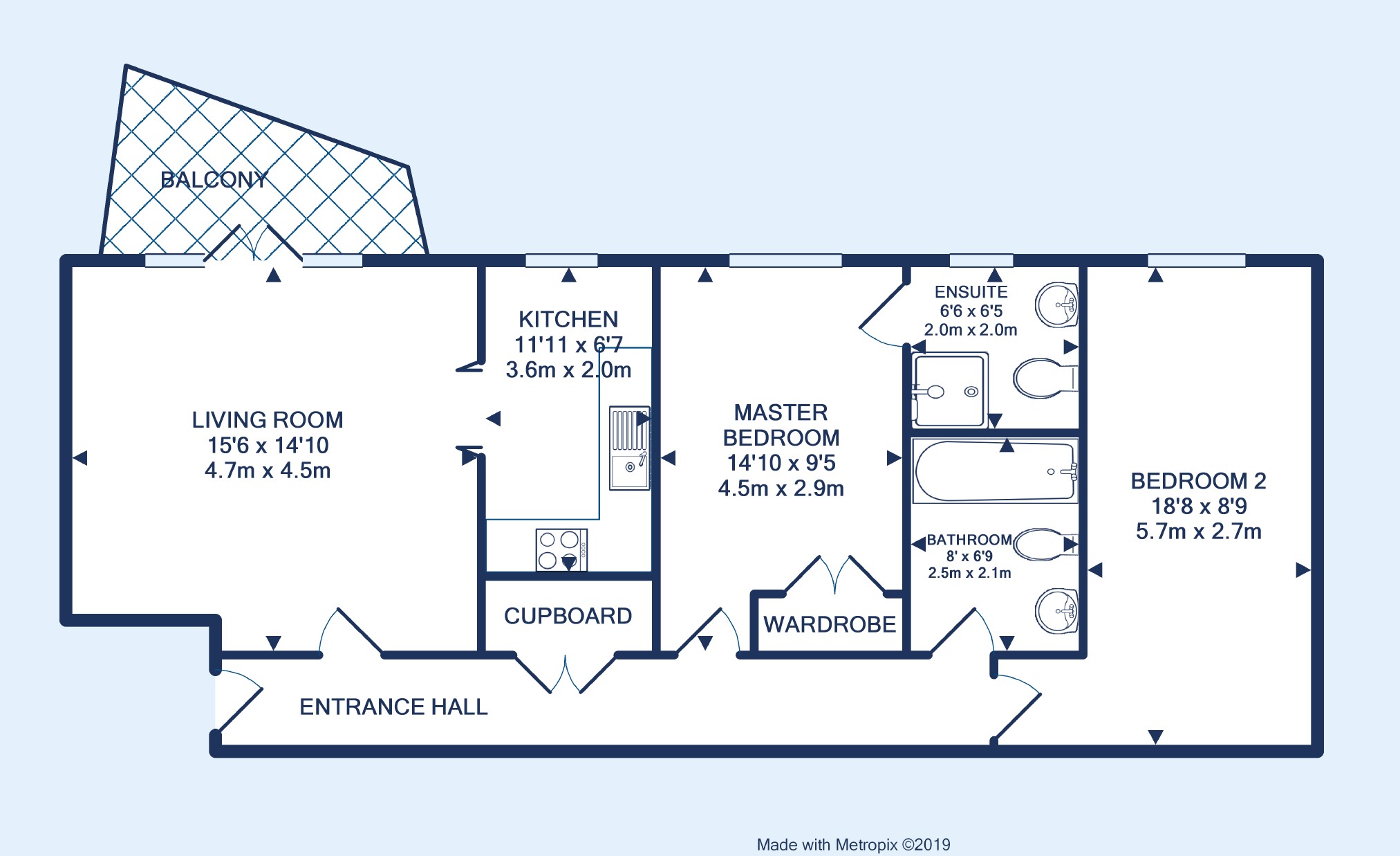 2 Bedrooms Flat for sale in Lower Burlington Road, Portishead, North Somerset BS20