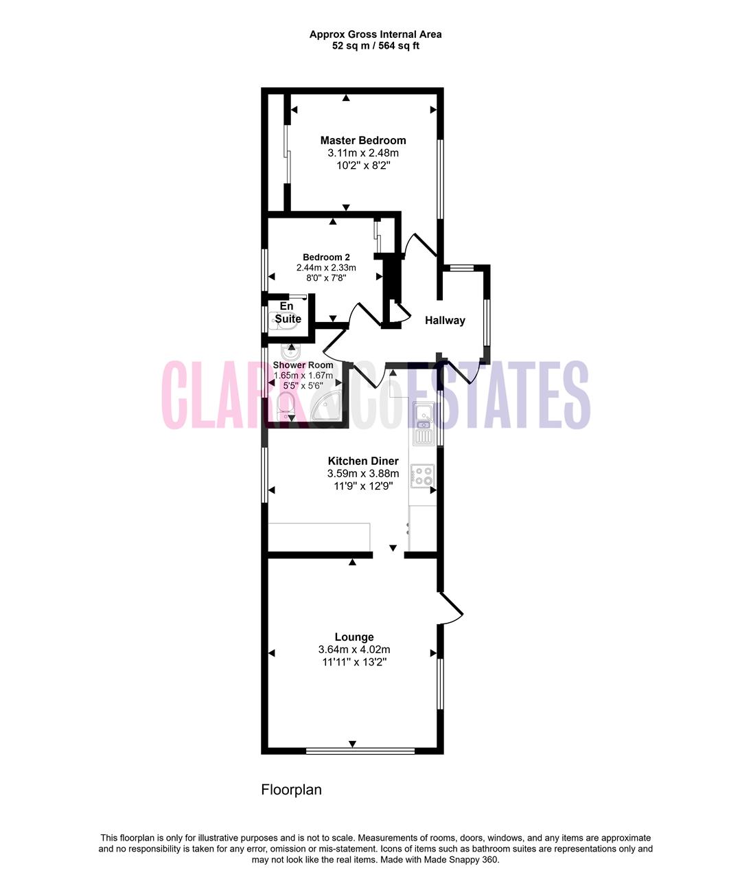 4, The Copse, Exeter floorplan
