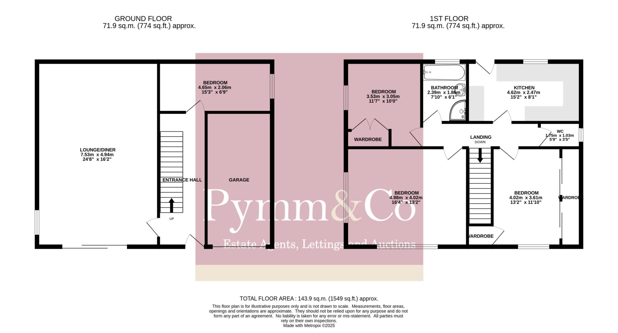 5b, Holt Road, Sheringham floorplan