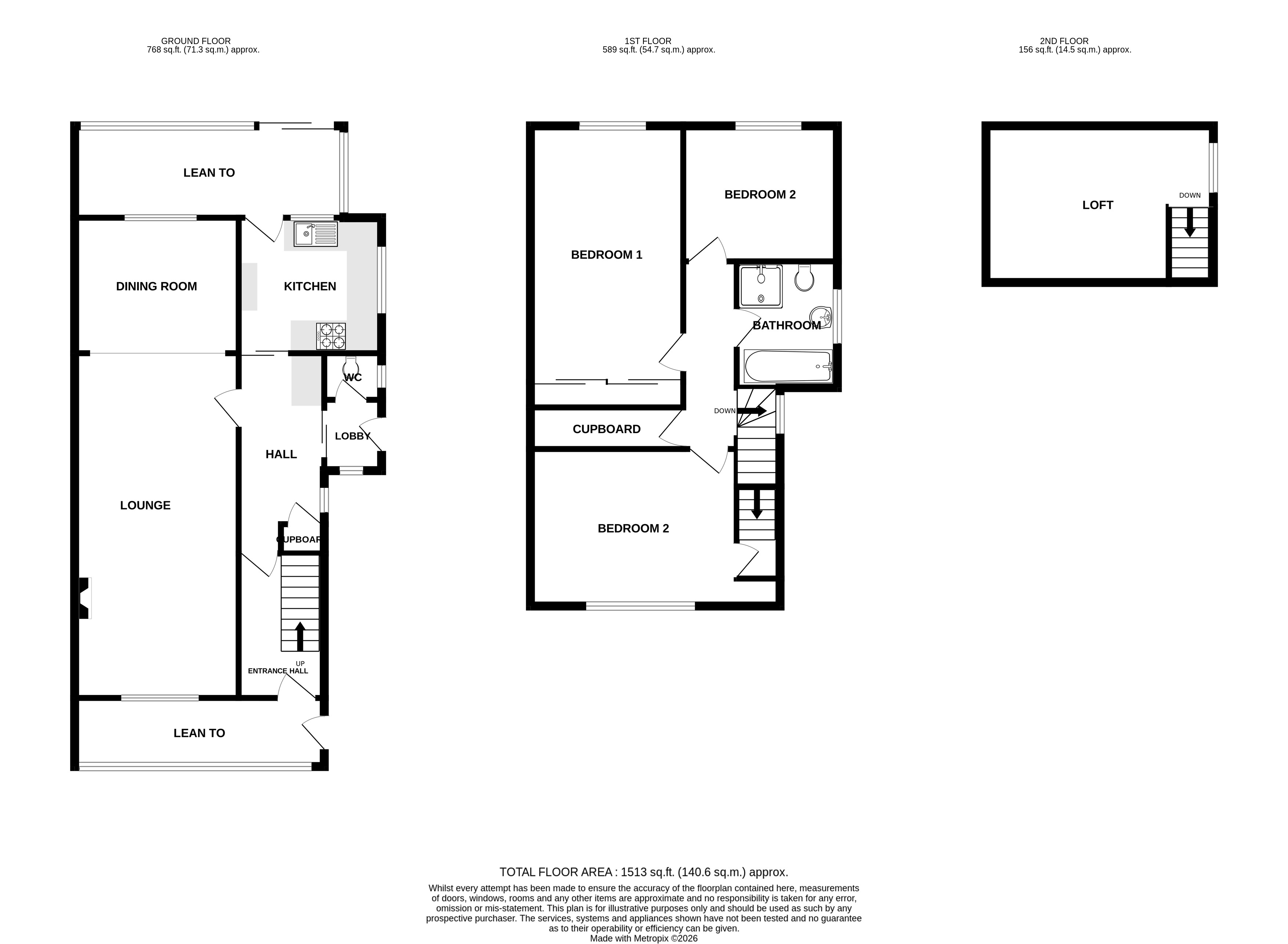 26, Strawberry Lane, Colchester floorplan