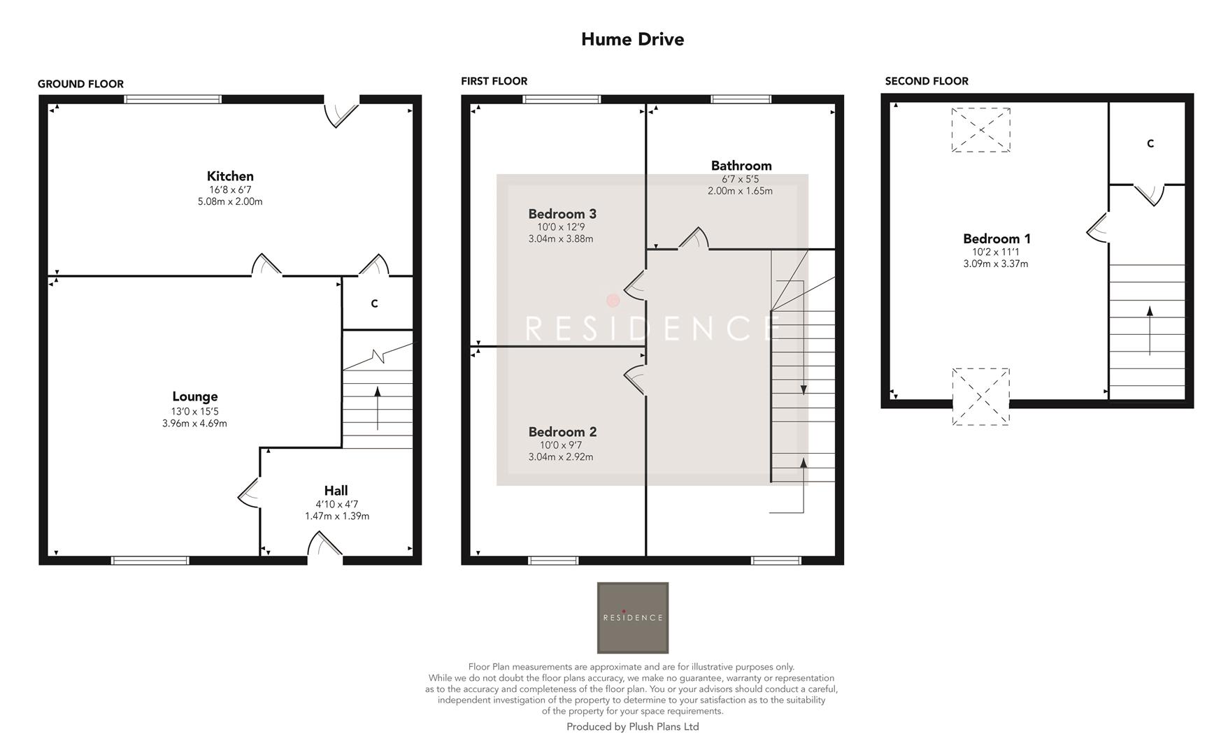 19, Hume Drive, Glasgow floorplan