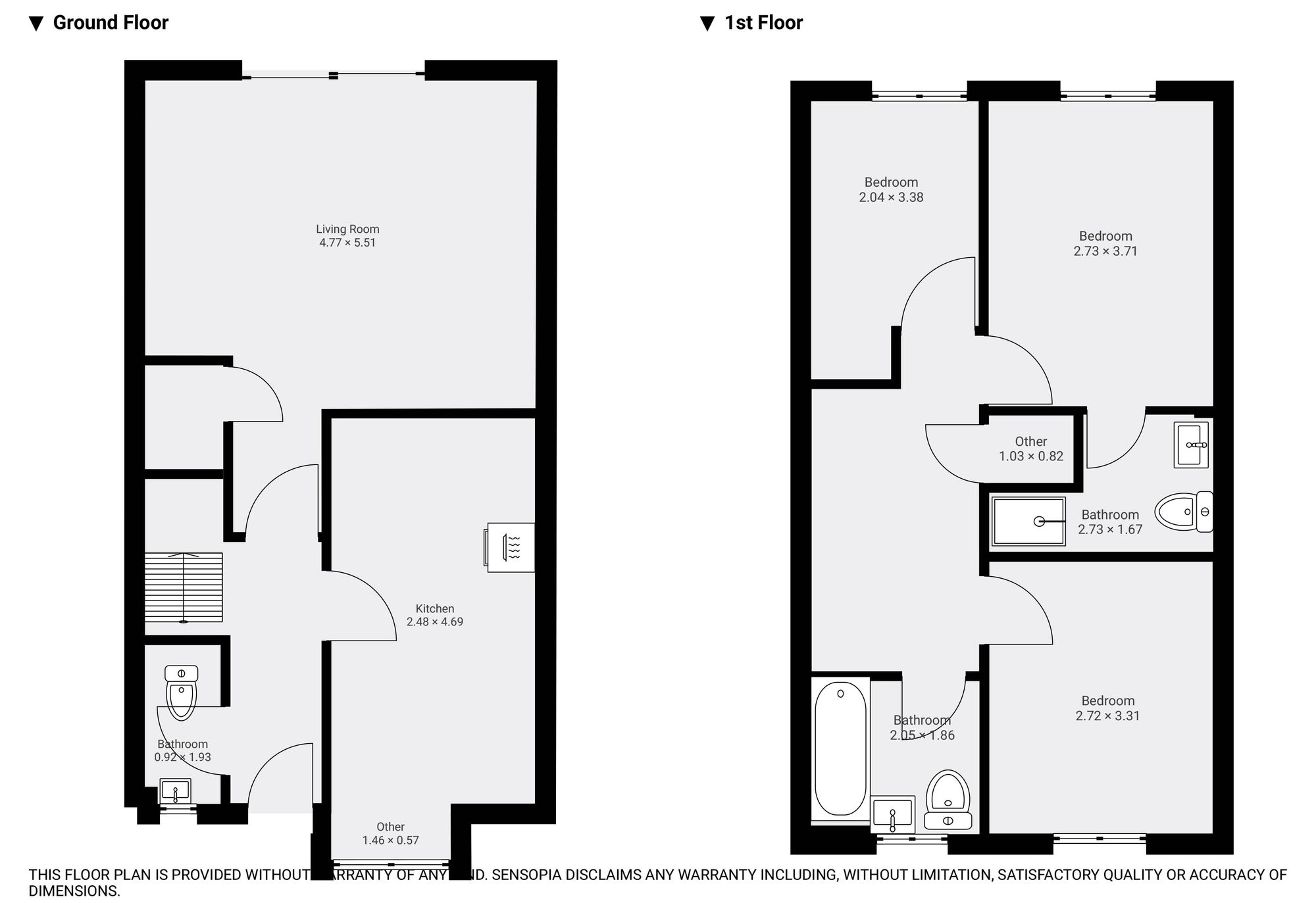 3 Glanville Crescent, Stevenage floorplan