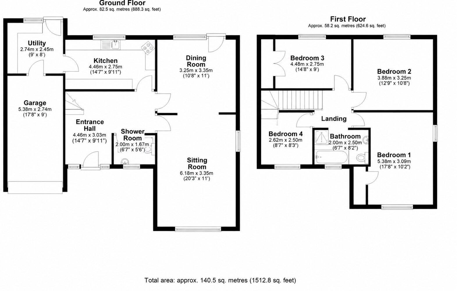 2, Barn End, Chippenham floorplan