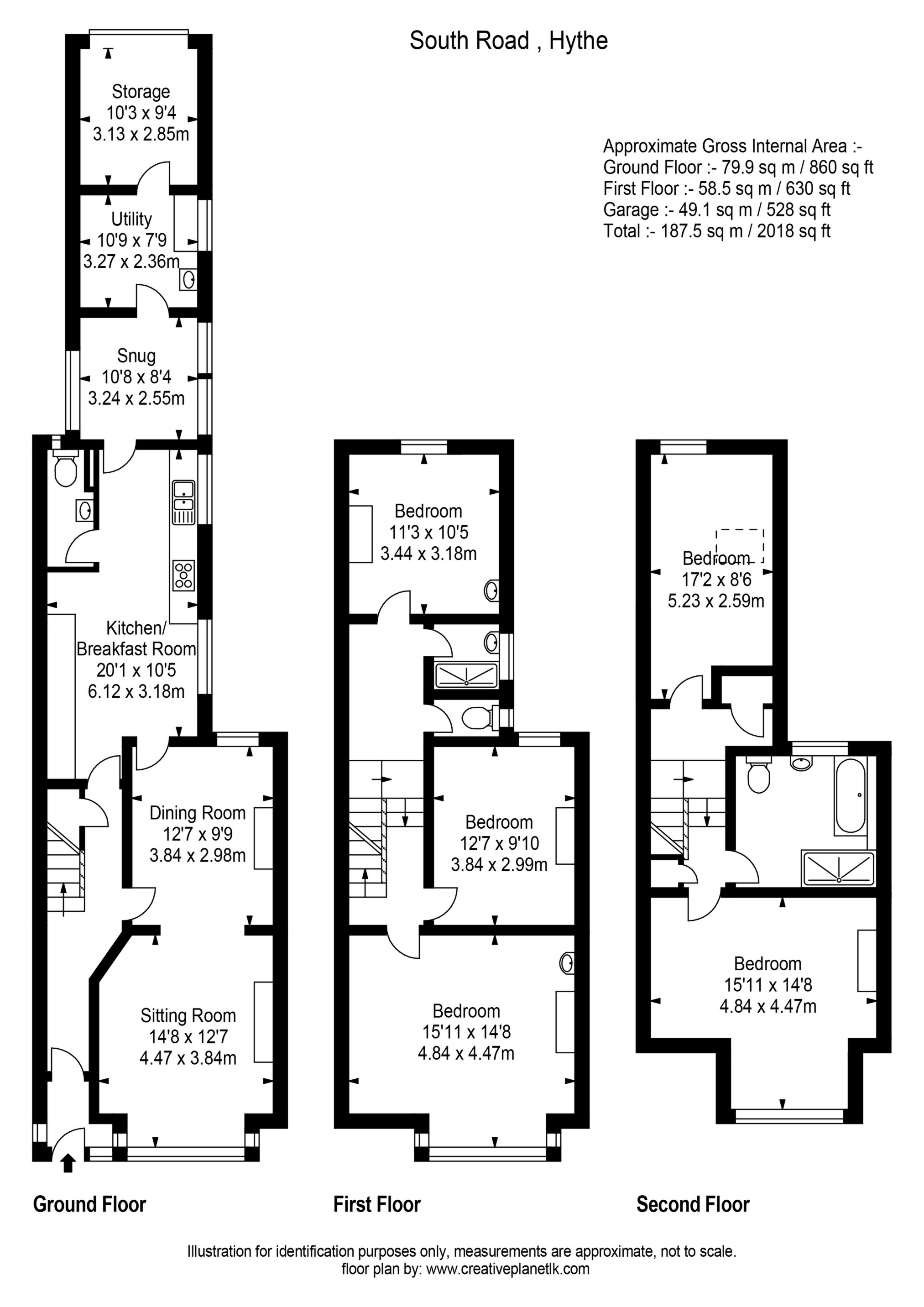 4, South Road, Hythe floorplan