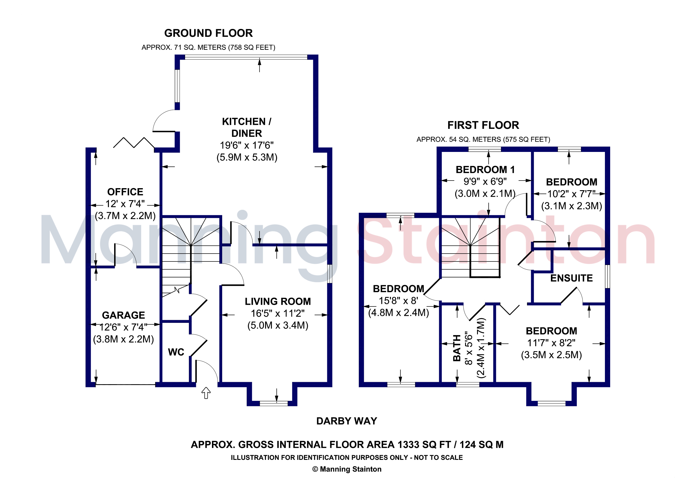 8, Darby Way, Castleford floorplan