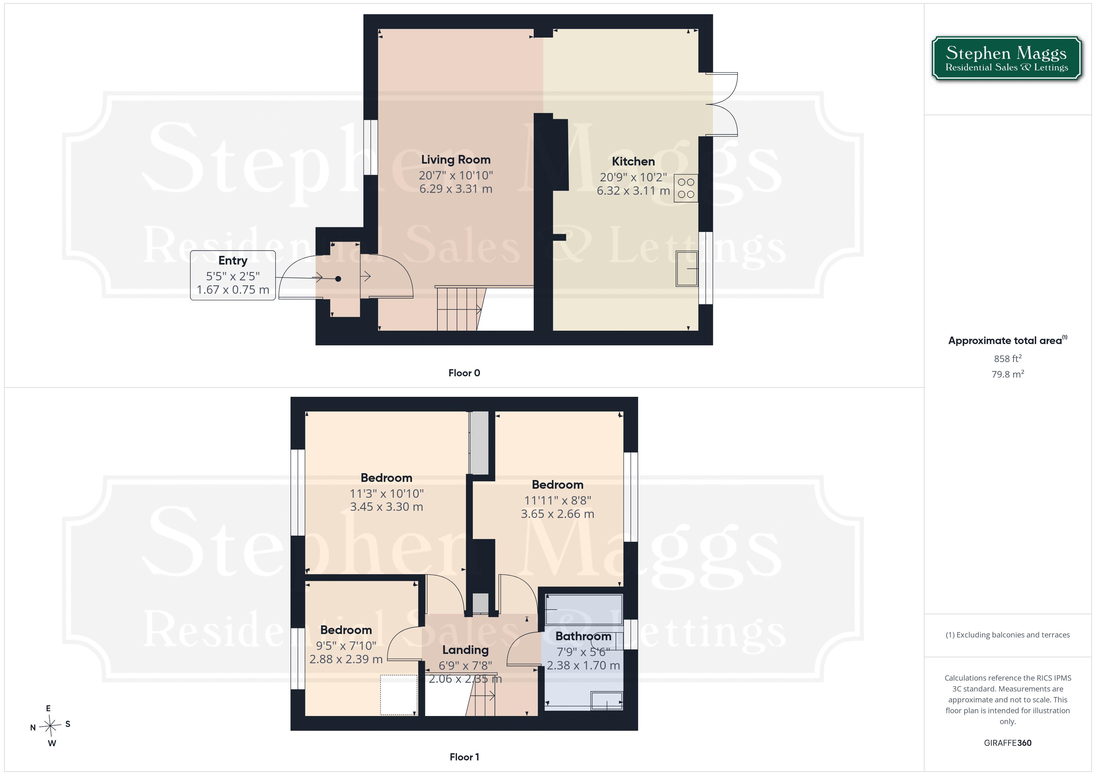 65, Crosscombe Drive, Bristol floorplan