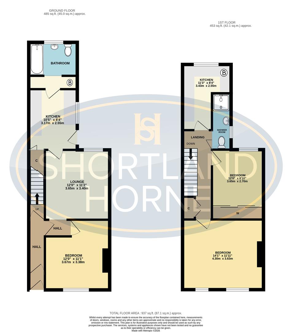 61, Waveley Road, Coventry floorplan