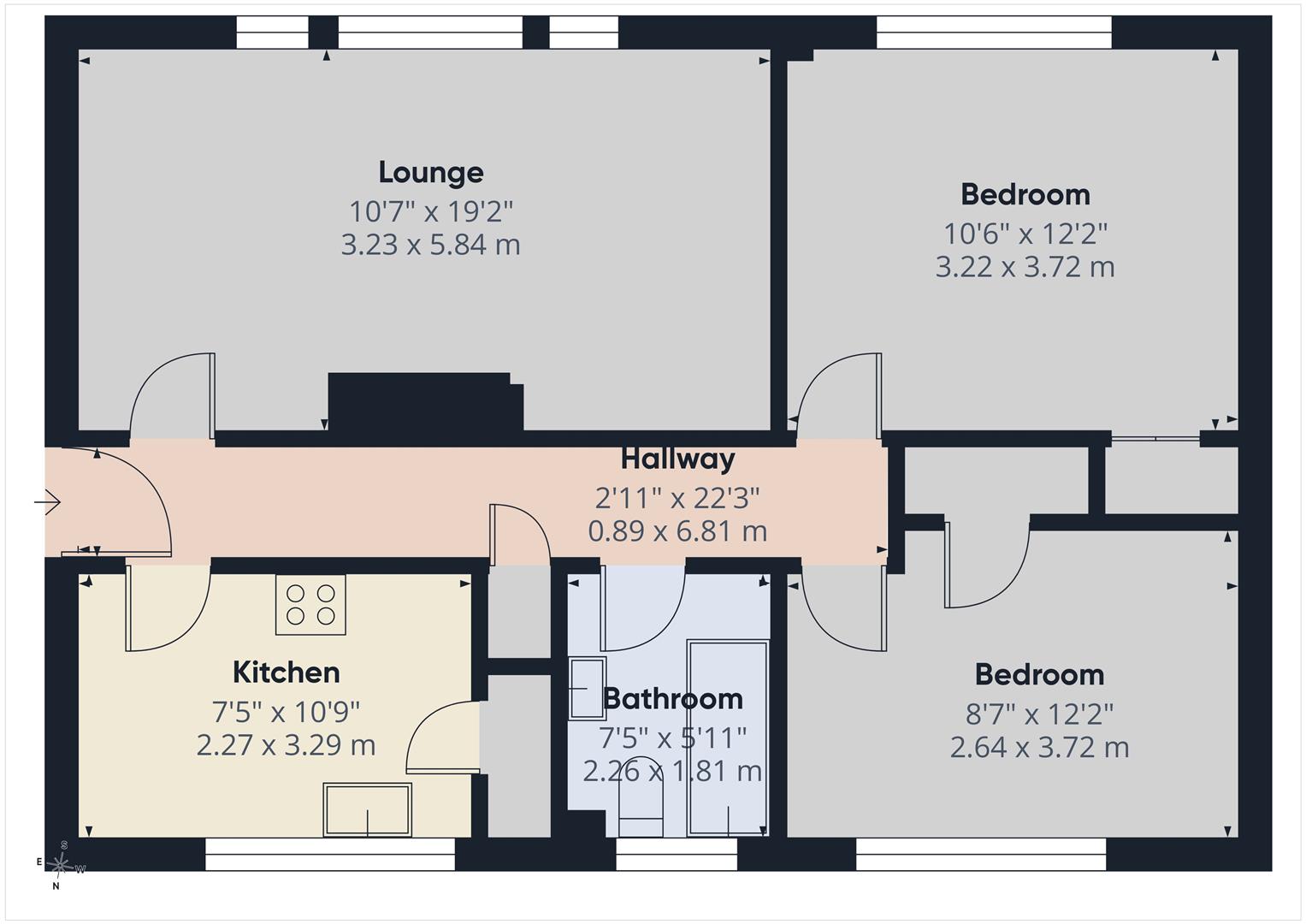 56, Clifton Road, Coulsdon floorplan