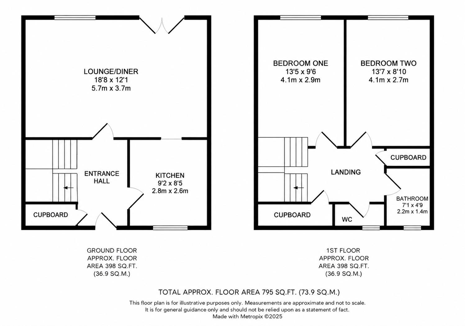 25, Mercers, Harlow floorplan