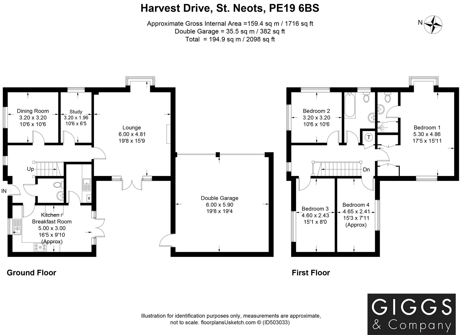 4 Bedrooms Detached house for sale in Harvest Drive, St. Neots, Cambridgeshire PE19