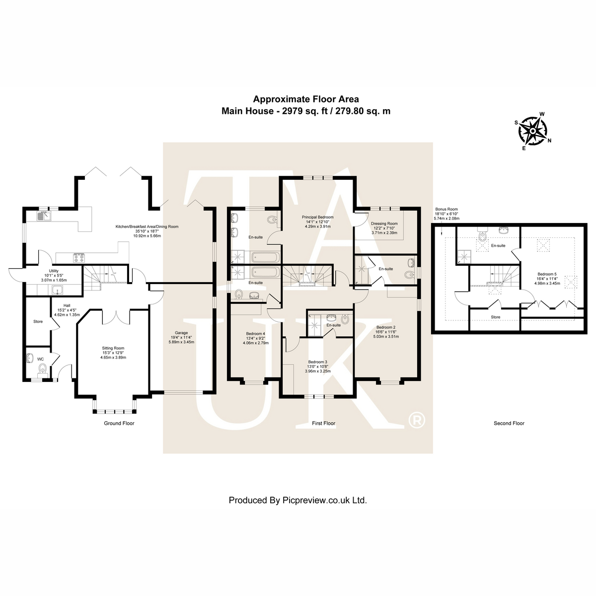 1, Silver Birches, Pulborough floorplan