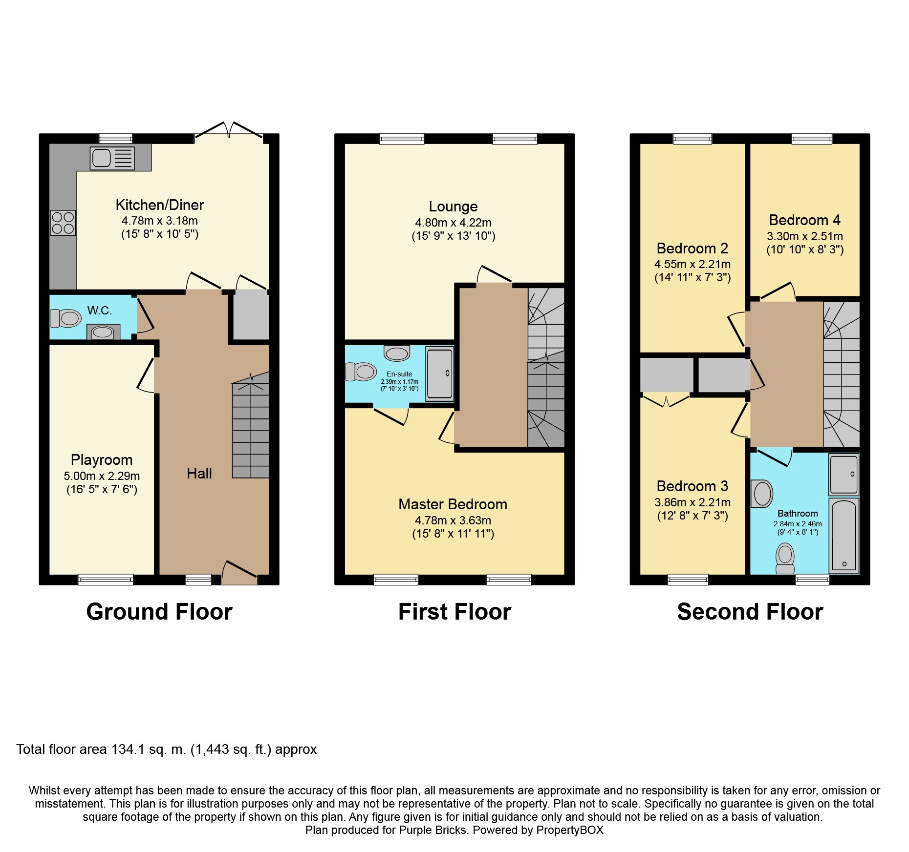 4 Bedrooms Town house for sale in Farrier Court, Crewe CW1