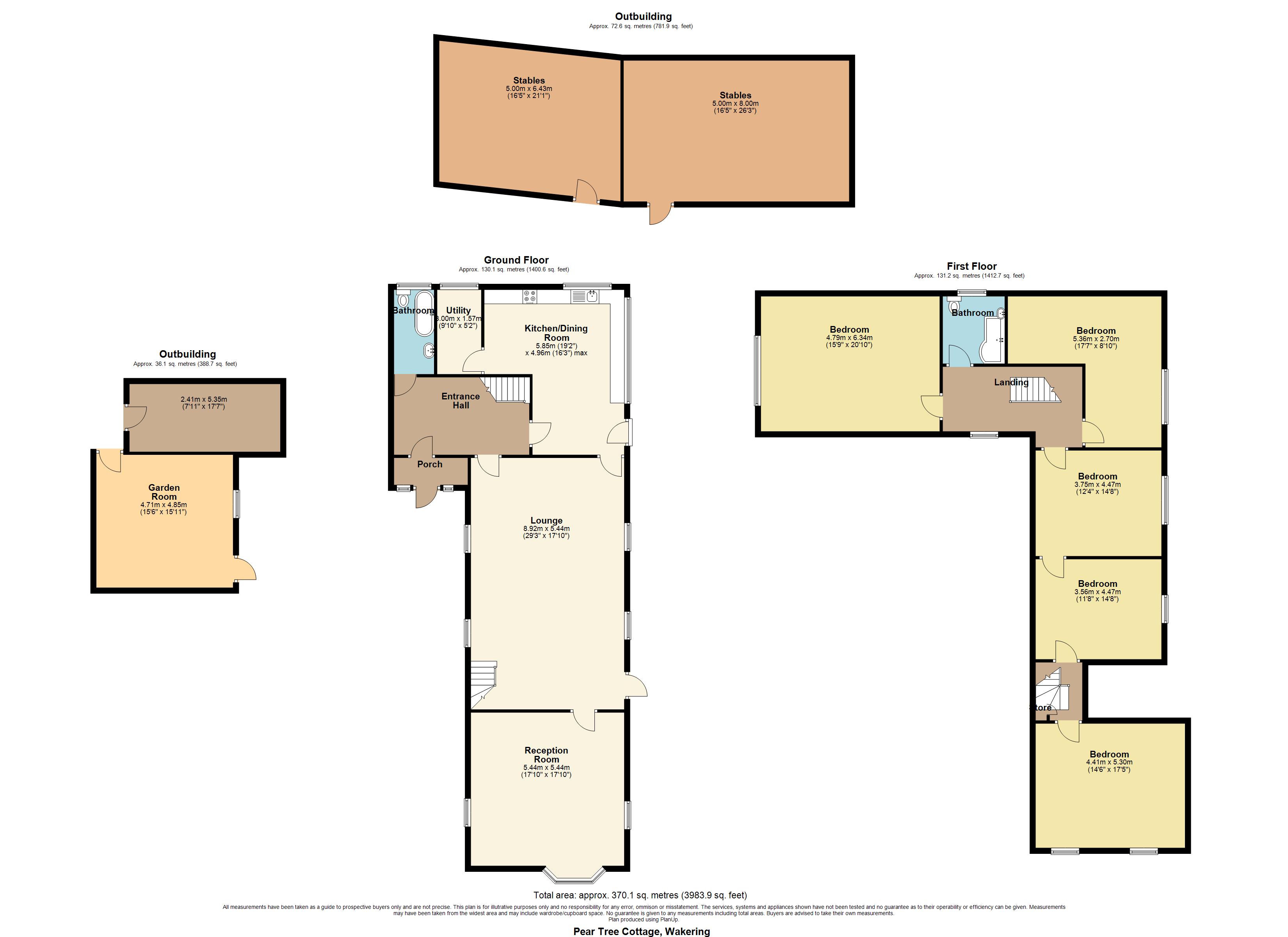 Peartree Cottage,, Barling Road, Barling Magna floorplan