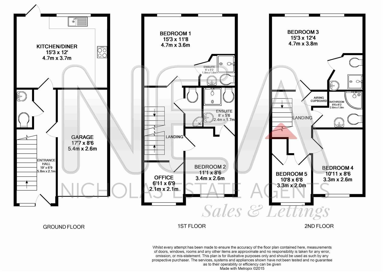 Room 5, 15, Cintra Close, Reading floorplan