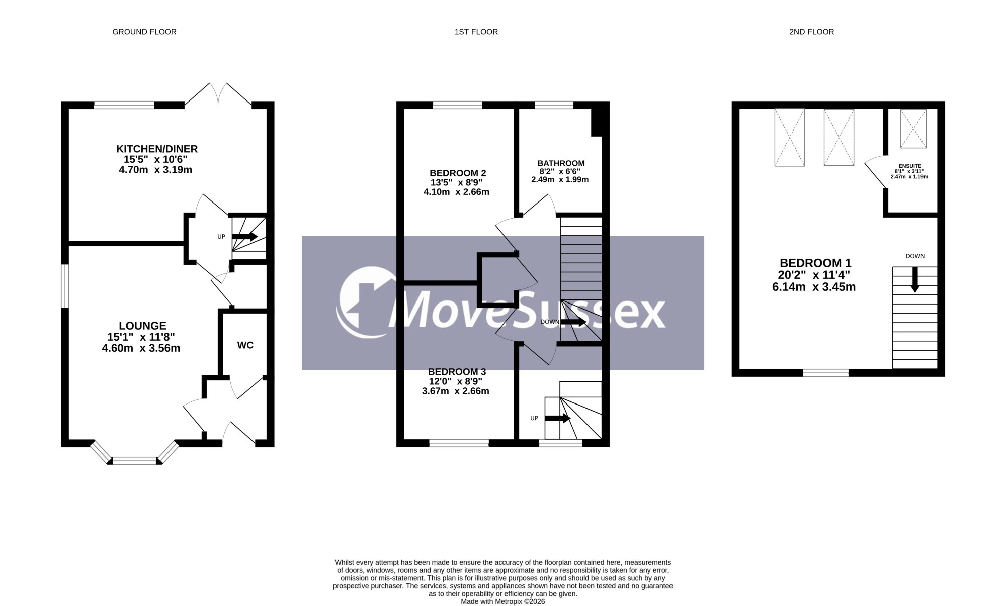 29, St. Martins Road, Eastbourne floorplan
