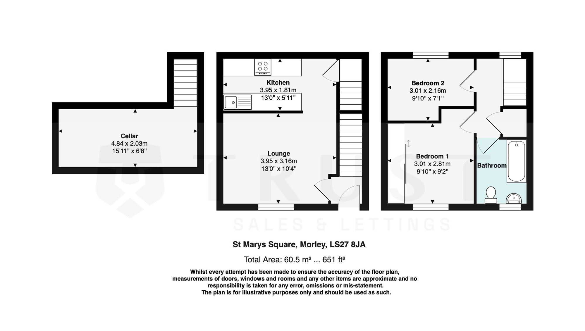 10 St. Marys Square, Leeds floorplan