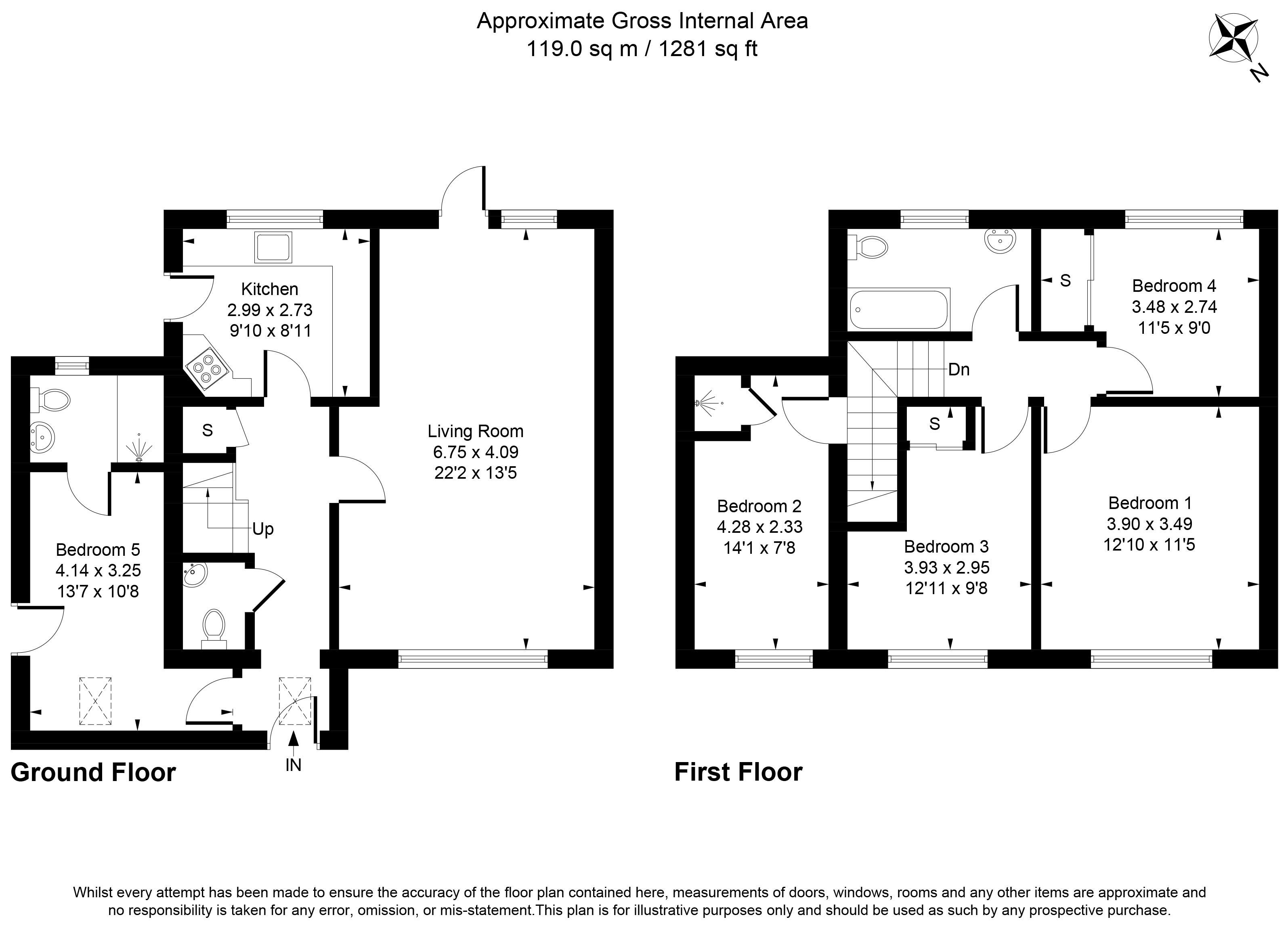 Exeforde Avenue, Ashford floorplan