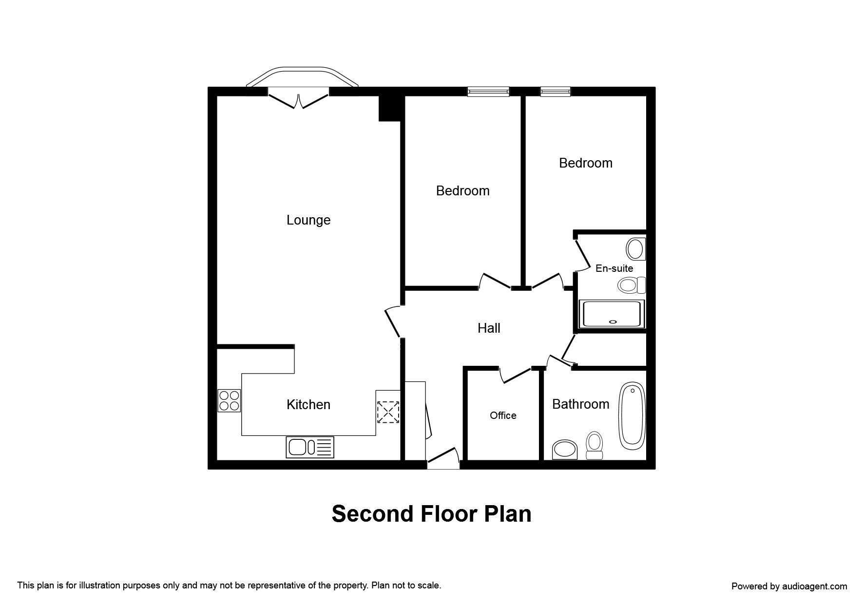 2 Bedrooms Flat to rent in Station Road, Wilmslow SK9