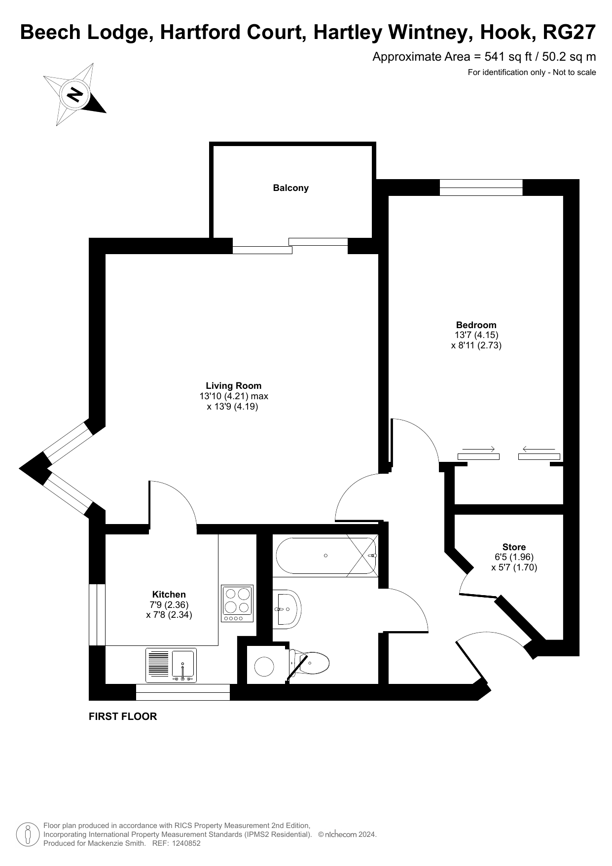 4 Beech Lodge,, Hartford Court, Hartley Wintney floorplan