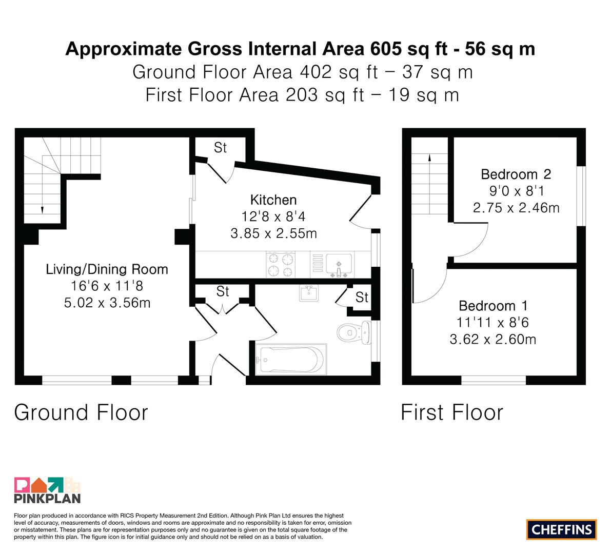 13, Downs Place, Haverhill floorplan