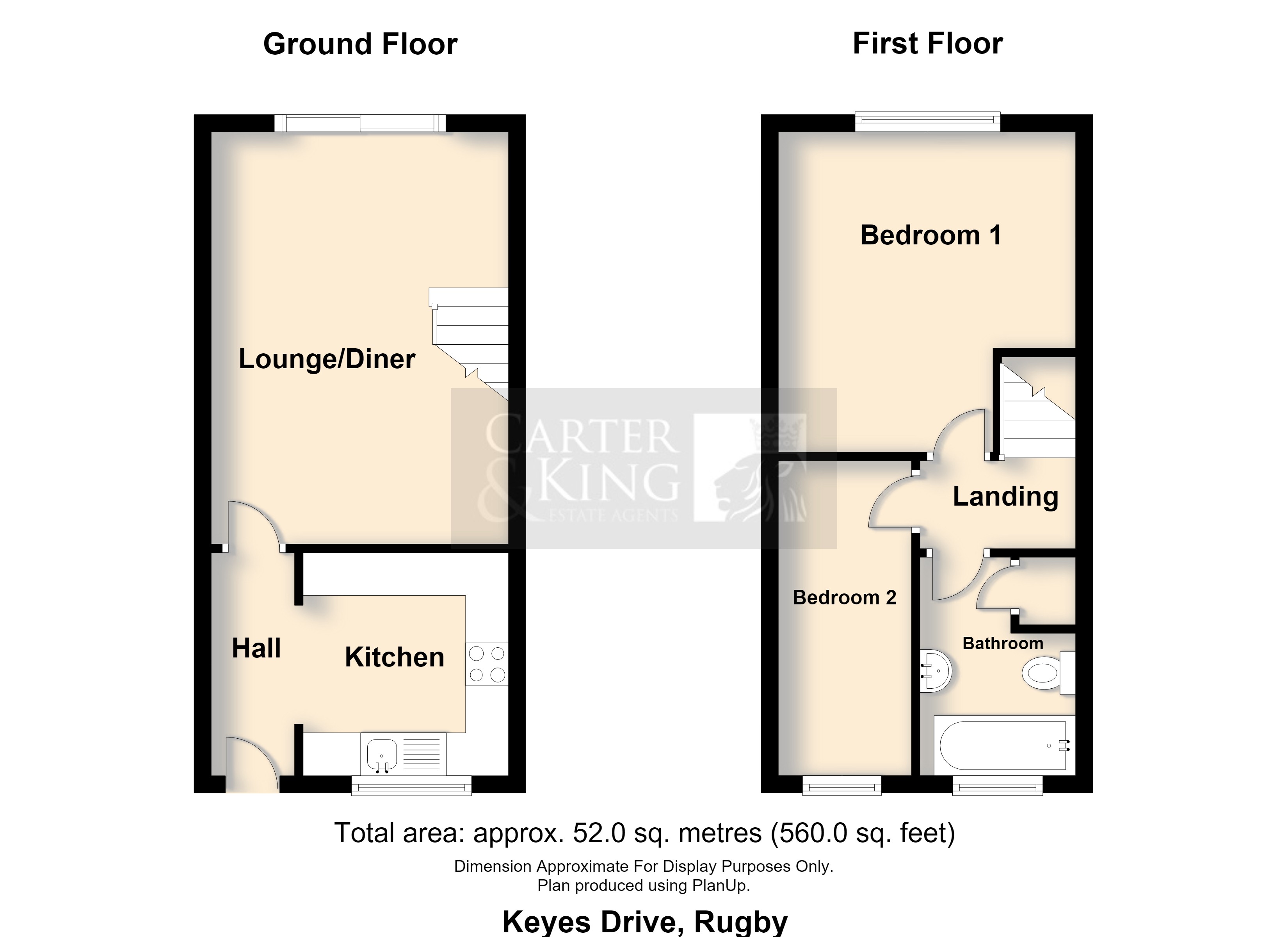 8, Keyes Drive, Rugby floorplan