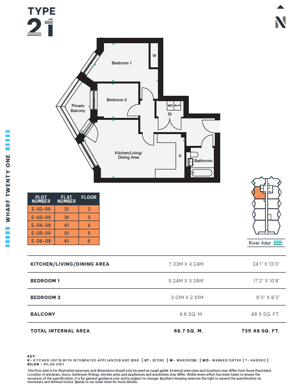 e_04_09, Brighton Road, Shoreham-By-Sea floorplan