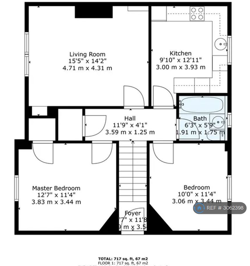 Langlands Avenue, Glasgow floorplan