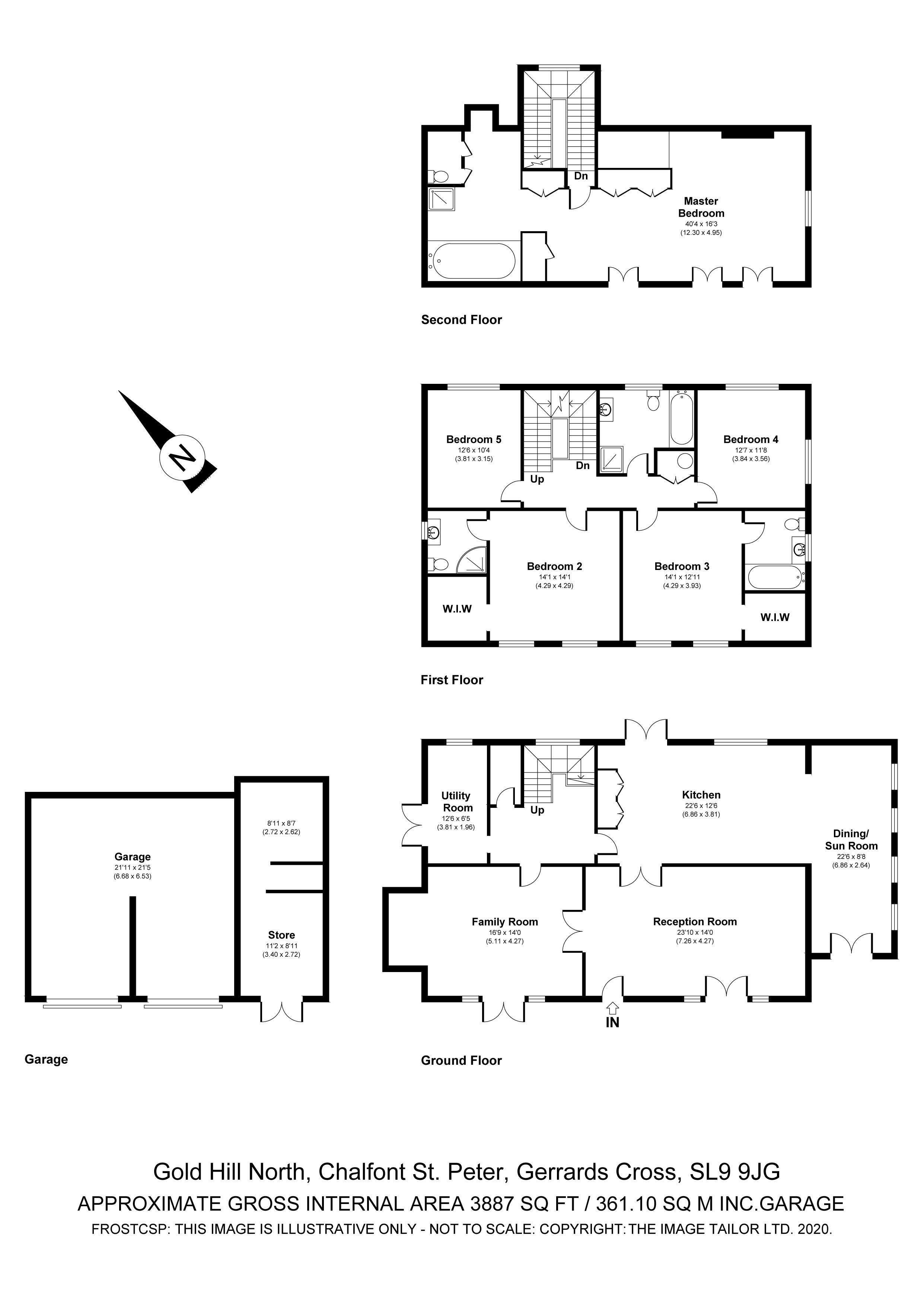 Gold Hill North, Chalfont St. Peter SL9, 5 bedroom detached house for