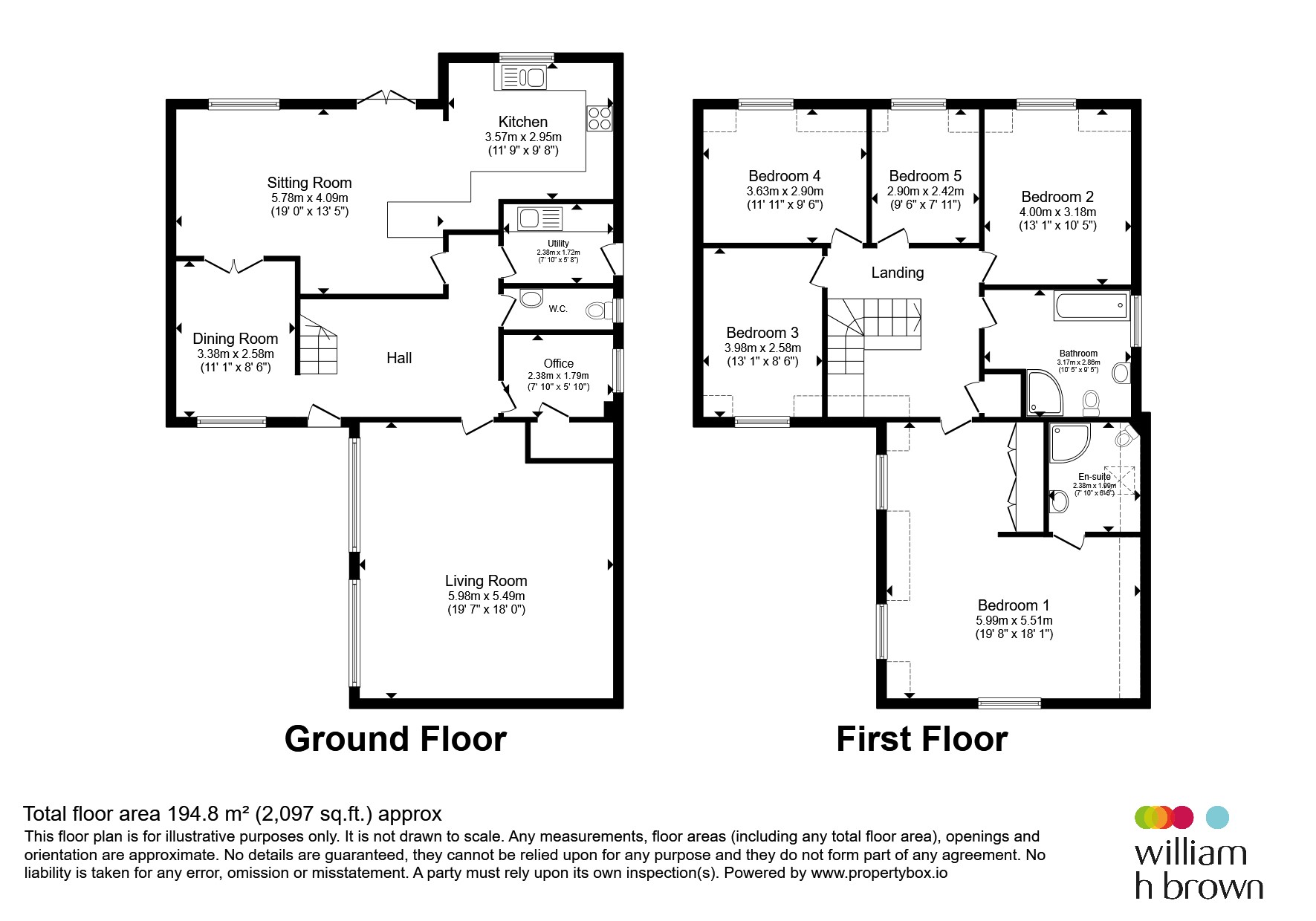 3, Walnut Tree Walk, March floorplan